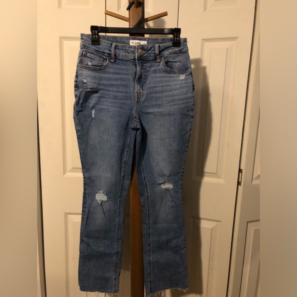 Medium Blue Straight Leg Women's Jeans